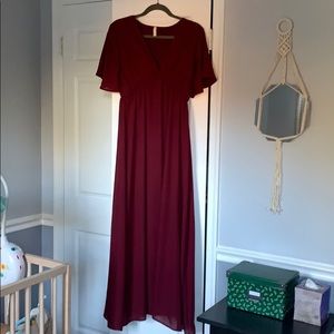 PinkBlush Maternity Photo Shoot Dress